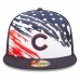 Chicago Cubs Men's New Era Navy 2022 4th of July On-Field 59FIFTY Fitted Hat