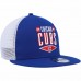 Chicago Cubs Men's New Era Royal/White Base Trucker 9FIFTY Snapback Hat