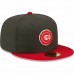 Chicago Cubs Men's New Era Charcoal/Red Two-Tone Color Pack 59FIFTY Fitted Hat