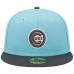 Chicago Cubs Men's New Era Light Blue/Charcoal Two-Tone Color Pack 59FIFTY Fitted Hat