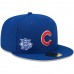 Chicago Cubs Men's New Era Royal Identity 59FIFTY Fitted Hat