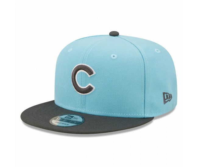 Chicago Cubs Men's New Era Light Blue/Charcoal Color Pack Two-Tone 9FIFTY Snapback Hat