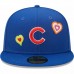 Chicago Cubs Men's New Era Royal Cooperstown Collection Chain Stitch Heart 59FIFTY Fitted Hat