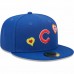 Chicago Cubs Men's New Era Royal Cooperstown Collection Chain Stitch Heart 59FIFTY Fitted Hat