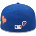 Chicago Cubs Men's New Era Royal Cooperstown Collection Chain Stitch Heart 59FIFTY Fitted Hat