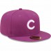 Chicago Cubs Men's New Era Grape Logo 59FIFTY Fitted Hat