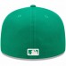 Chicago Cubs Men's New Era Kelly Green White Logo 59FIFTY Fitted Hat