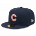 Chicago Cubs Men's New Era Navy Wrigley Field 100th Anniversary Lava Undervisor 59FIFTY Fitted Hat