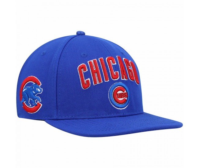 Chicago Cubs Men's Pro Standard Royal Stacked Logo Snapback Hat