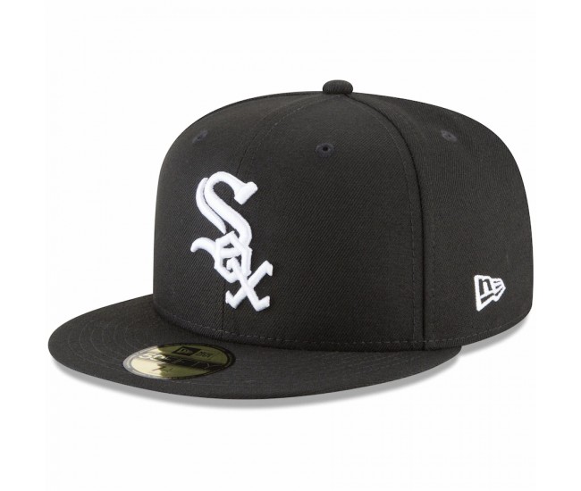 Chicago White Sox Men's New Era Black 59FIFTY Fitted Hat