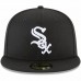 Chicago White Sox Men's New Era Black 59FIFTY Fitted Hat