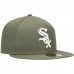 Chicago White Sox Men's New Era Olive Logo White 59FIFTY Fitted Hat