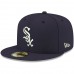 Chicago White Sox Men's New Era Navy Logo White 59FIFTY Fitted Hat