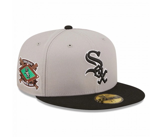 Chicago White Sox Men's New Era Gray Team AKA 59FIFTY Fitted Hat