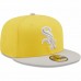 Chicago White Sox Men's New Era Yellow/Gray Spring Color Pack Two-Tone 59FIFTY Fitted Hat