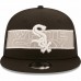 Chicago White Sox Men's New Era Black Tonal Band Trucker 9FIFTY Snapback Hat