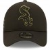 Chicago White Sox Men's New Era x Alpha Industries Black A-Frame 9FORTY Trucker Snapback Hat