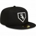 Chicago White Sox Men's New Era Black 2022 Clubhouse 59FIFTY Fitted Hat