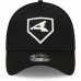 Chicago White Sox Men's New Era Black 2022 Clubhouse Alternate Logo 39THIRTY Flex Hat