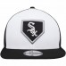 Chicago White Sox Men's New Era White/Black 2022 Clubhouse Trucker 9FIFTY Snapback Hat