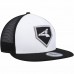 Chicago White Sox Men's New Era White/Black 2022 Clubhouse Trucker 9FIFTY Snapback Hat