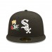 Chicago White Sox Men's New Era Black 3x World Series Champions Crown 59FIFTY Fitted Hat