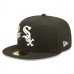 Chicago White Sox Men's New Era Black 3x World Series Champions Crown 59FIFTY Fitted Hat