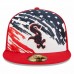 Chicago White Sox Men's New Era Red 2022 4th of July On-Field 59FIFTY Fitted Hat