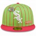 Chicago White Sox Men's New Era Pink/Green MLB x Big League Chew Wild Pitch Watermelon Flavor Pack 59FIFTY Fitted Hat