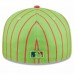 Chicago White Sox Men's New Era Pink/Green MLB x Big League Chew Wild Pitch Watermelon Flavor Pack 59FIFTY Fitted Hat