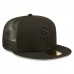 Chicago White Sox Men's New Era Blackout Trucker 59FIFTY Fitted Hat