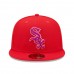 Chicago White Sox Men's New Era Red Purple Undervisor 59FIFTY Fitted Hat