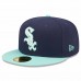 Chicago White Sox Men's New Era Navy 95th Anniversary Team UV 59FIFTY Fitted Hat