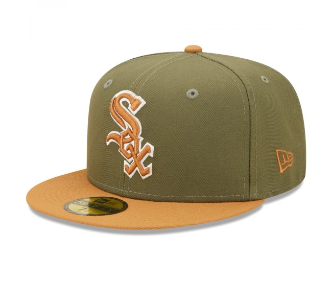 Chicago White Sox Men's New Era Olive/Brown Two-Tone Color Pack 59FIFTY Fitted Hat