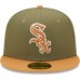 Chicago White Sox Men's New Era Olive/Brown Two-Tone Color Pack 59FIFTY Fitted Hat