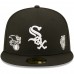 Chicago White Sox Men's New Era Black Identity 59FIFTY Fitted Hat