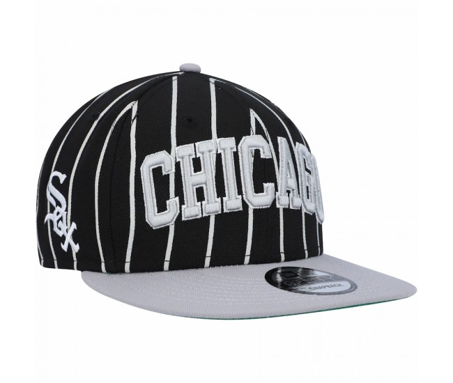 Chicago White Sox Men's New Era Black/Gray City Arch 9FIFTY Snapback Hat