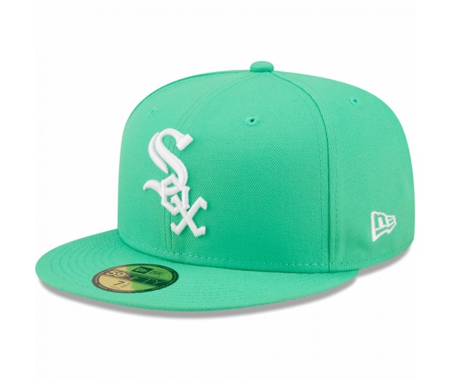 Chicago White Sox Men's New Era Green Logo 59FIFTY Fitted Hat