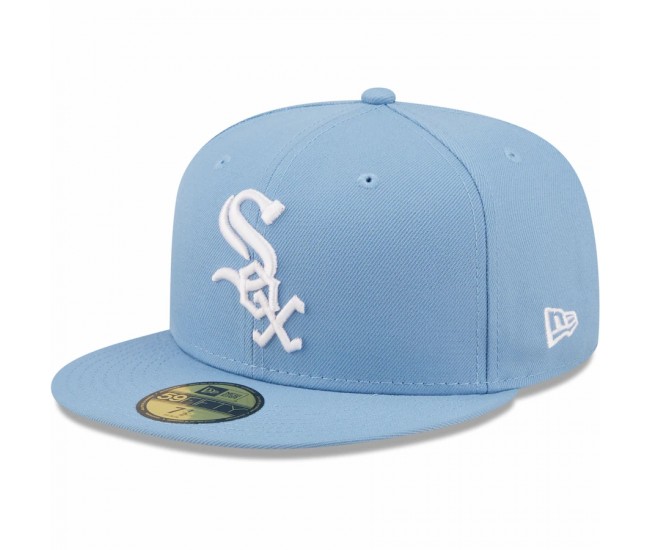 Chicago White Sox Men's New Era Sky Blue Logo White 59FIFTY Fitted Hat