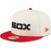 Chicago White Sox Men's New Era White/Red Cooperstown Collection 1983 MLB All-Star Game Chrome 59FIFTY Fitted Hat