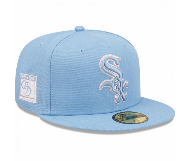 Chicago White Sox Men's New Era Light Blue 95th Anniversary 59FIFTY Fitted Hat