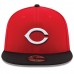 Cincinnati Reds Men's New Era Red/Black Road Authentic Collection On-Field 59FIFTY Fitted Hat