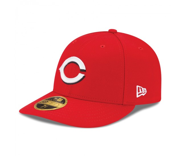 Cincinnati Reds Men's New Era Red Authentic Collection On Field Low Profile Home 59FIFTY Fitted Hat