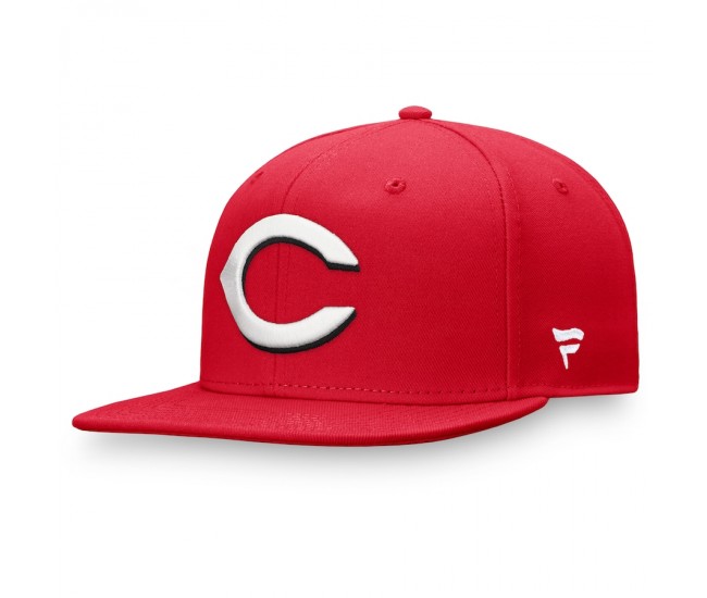 Cincinnati Reds Men's Fanatics Branded Red Core Adjustable Snapback Hat