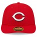 Cincinnati Reds Men's New Era Red Authentic Collection Mesh Back Low Profile 59FIFTY Fitted Hat