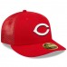 Cincinnati Reds Men's New Era Red Authentic Collection Mesh Back Low Profile 59FIFTY Fitted Hat