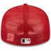 Cincinnati Reds Men's New Era Red Authentic Collection Mesh Back Low Profile 59FIFTY Fitted Hat