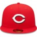 Cincinnati Reds Men's New Era Red Team On-Field Replica Mesh Back 59FIFTY Fitted Hat