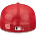 Cincinnati Reds Men's New Era Red Team On-Field Replica Mesh Back 59FIFTY Fitted Hat