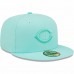 Cincinnati Reds Men's New Era Turquoise Icon Color Pack 59FIFTY Fitted Hat